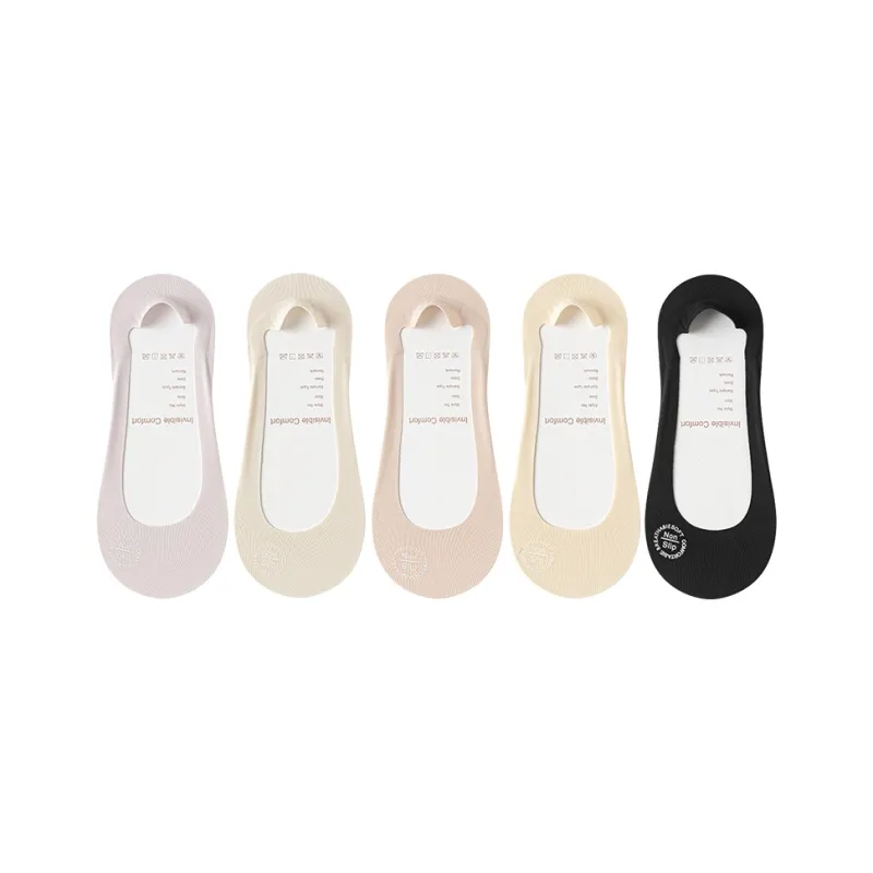 Caramella No Show Socks Women's 5 Pack-5
