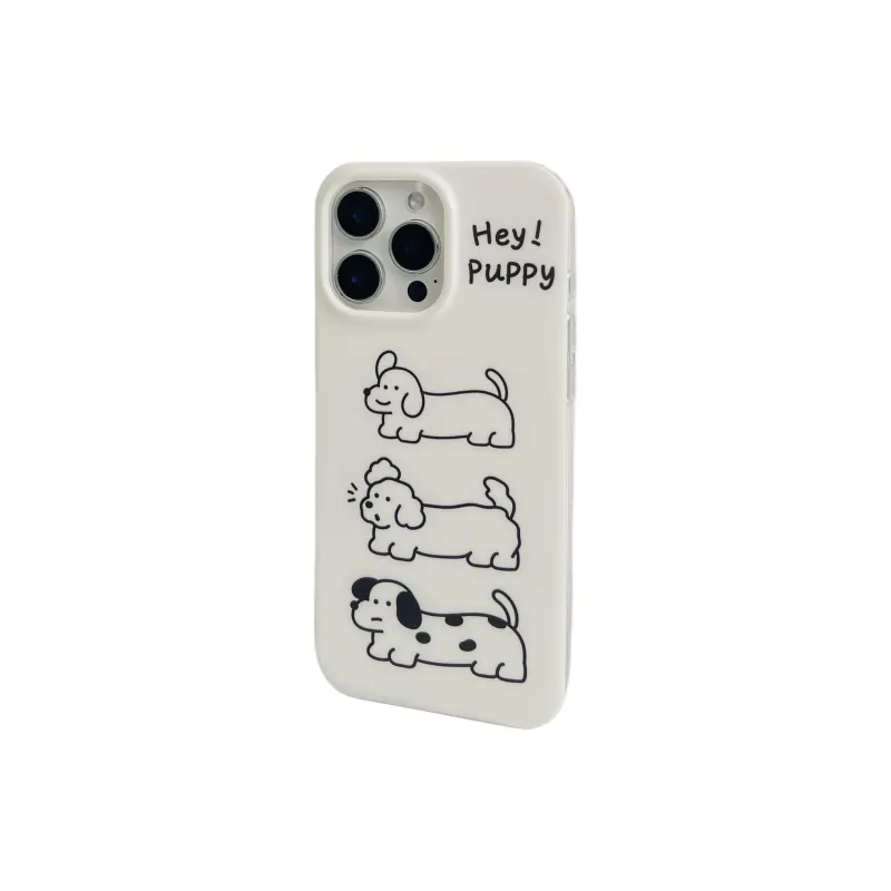 Wei Xin Acrylic Material 3 Pack Maltese Phone Cases Compatible With IPhone 16/15 Pro Max/Apple 13/14 Pro/Max-6