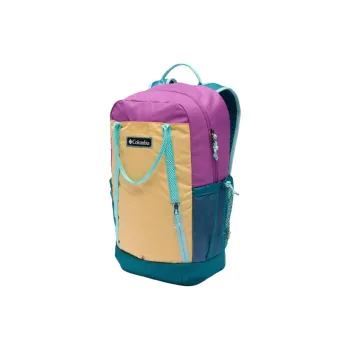Columbia Polyester Backpack Unisex Yellow & Purple