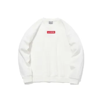 LiNing Sweatshirt Winter Unisex Ivory