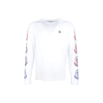 Moncler T Shirts Men White