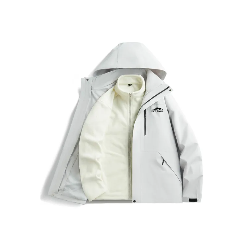 Yiwen Water Resistant Windproof Breathable Warm Windbreaker Jacket Unisex-5