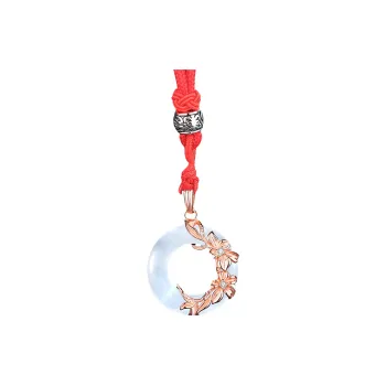 JKEM Glass Cat Eye Necklaces Unisex