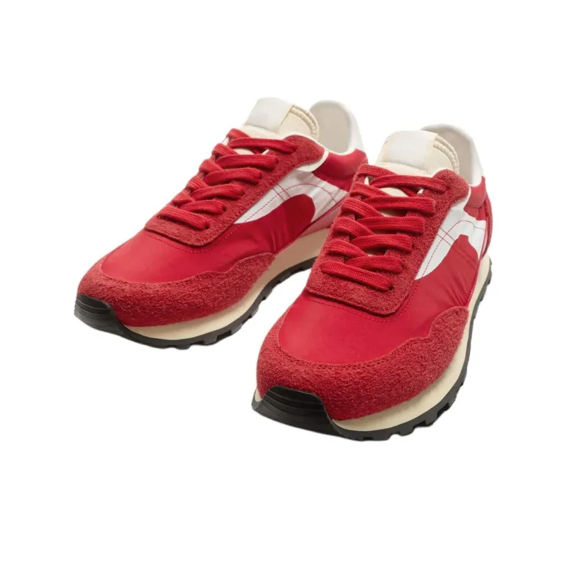 ZARA Low Top Casual Shoes Men's Red-2