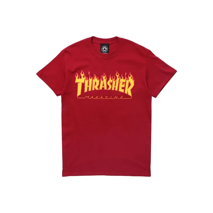 Thrasher T Shirts Unisex Red-0