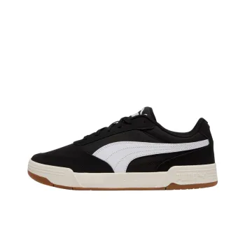 PUMA C Skate Anti Slip Wear Resistant Low Top Skateboard Shoes Men's Black White