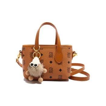 TTaG．baG PU Handbag Shoulder Bag Regular Women's Yellow Brown/Ecru/Pink