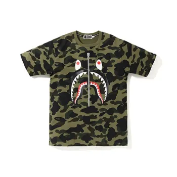 A BATHING APE 1st Camo Ponr Shark Tee