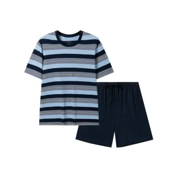 Shuya Pajama Set Men's Royal Blue