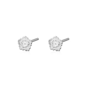 SFER 999 Fine Silver Stud Earrings Women's