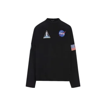 Balenciaga x Nasa T Shirt Men's Black
