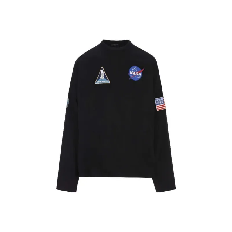 Balenciaga x Nasa T Shirt Men's Black-0
