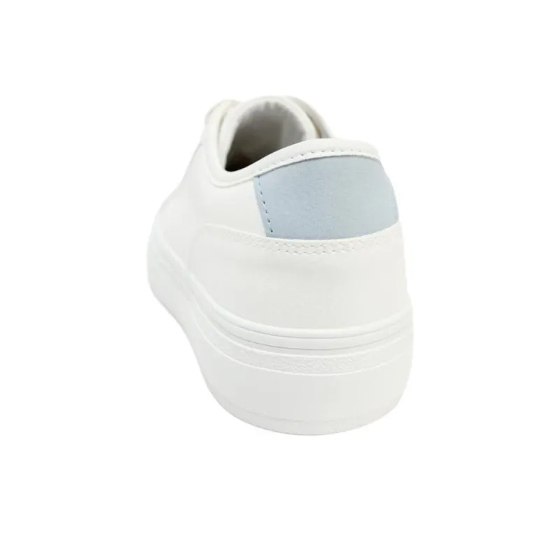 ZARA Low Top Skateboard Shoes Women's White-4