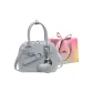Light Blue with Charm-Shopping Bag