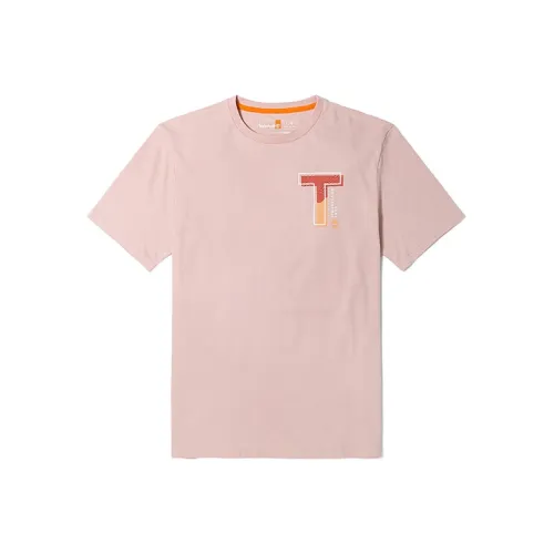 Timberland T-Shirts Men Light Pink