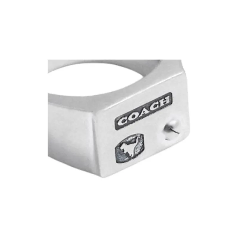 COACH Sterling Silver Rings Men's Silver-1