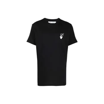 OFF WHITE Caravaggio The Lute Player Slim Fit T Shirt