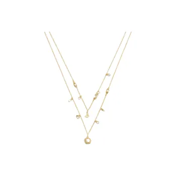 COACH Brass Plated Necklaces Women's Gold