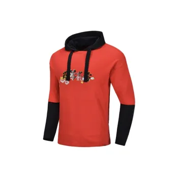 Disney X LINING Sweatshirts Men Cherry Total Crimson