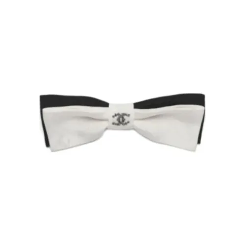 CHANEL Hair Clips Women's White