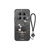 Classic Black-DW Floral Bird Butterfly Chain Black+Floral Bracelet