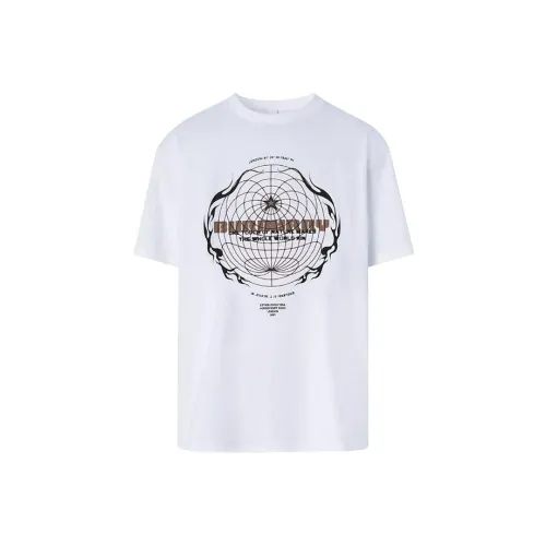 Burberry Globe Graphic Print Oversized T Shirt