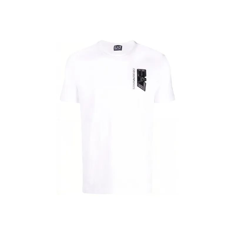 EMPORIO ARMANI EA7 T Shirts Men White-0