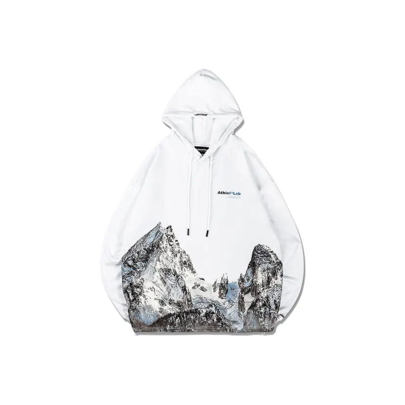 Athief Hooded Loose Fit Regular Sweatshirt Unisex-4