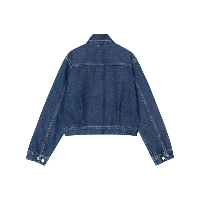 Carhartt WIP Denim Jacket Women's Blue-1