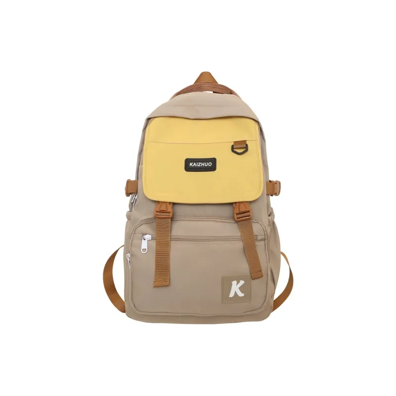 Travel Nylon Backpack Unisex Multicolor-12