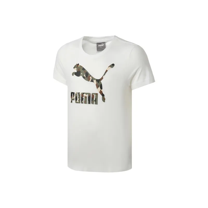 PUMA T Shirts Men White-0