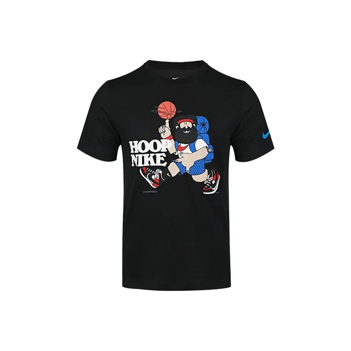 Nike T Shirts Men Black-0
