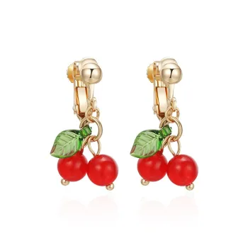 Yiru Alloy Clip On Earrings Women's
