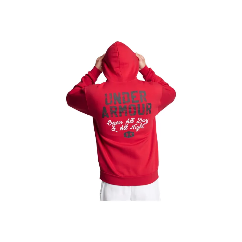 Under Armour Icon UA Fleece Sweatshirt Men's Red-3