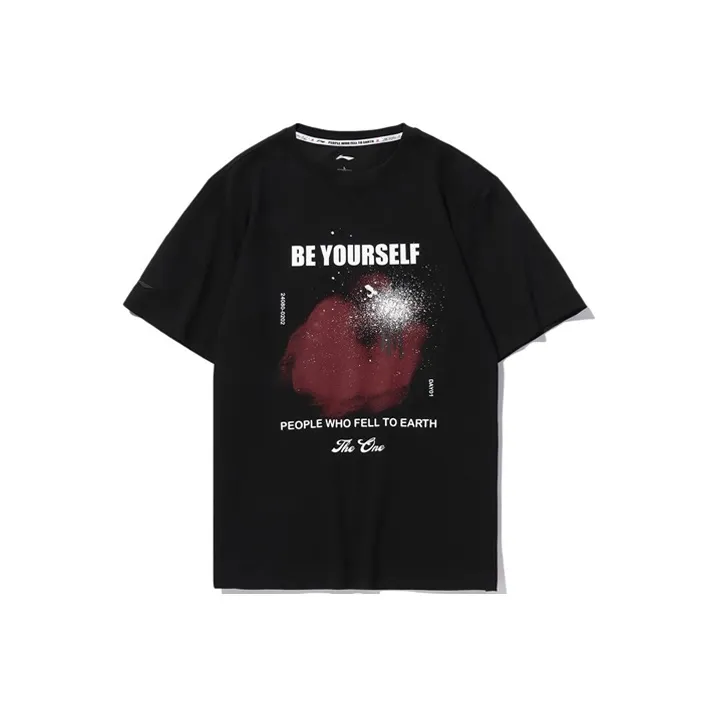 LINING T Shirts Unisex Black-0