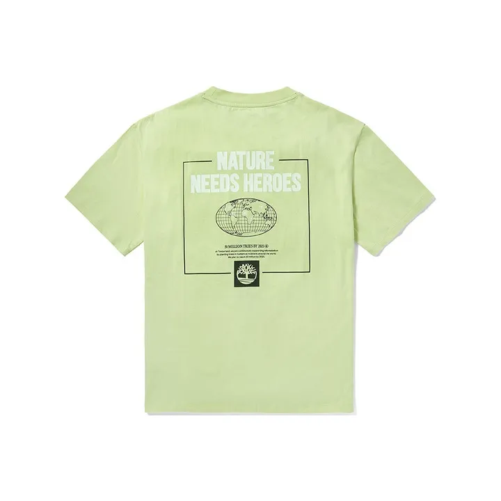 Timberland Set in Sleeve T Shirt Men's Bright Green-0