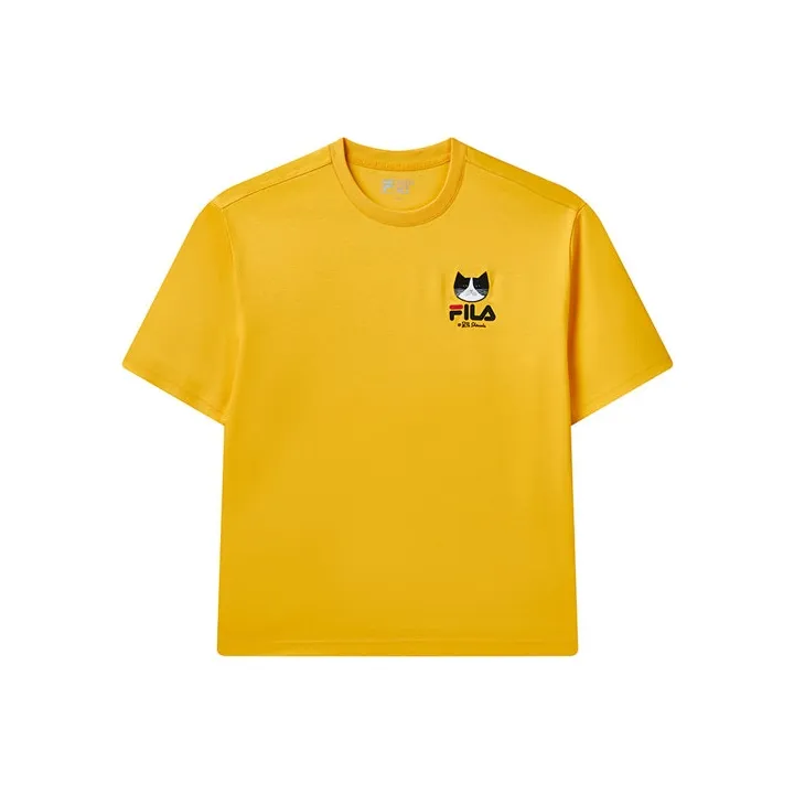 FILA T-Shirt Unisex Golden Bowl Yellow-0