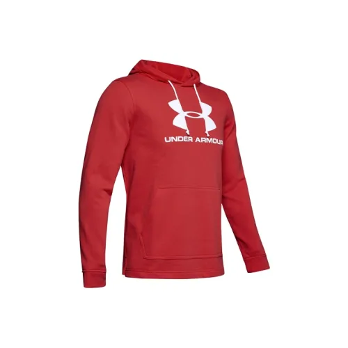 Under Armour Big Logo Sweatshirts Men Red