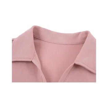 Mo Han Yi Mei T Shirt Women's Gray Pink