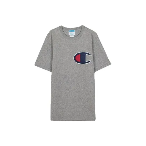 Champion T Shirt US Version Unisex Gray