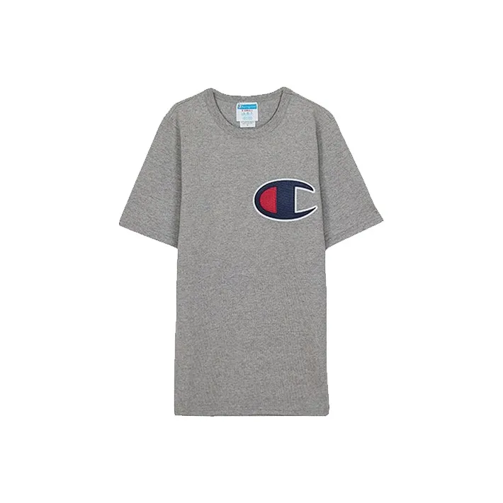 Champion T Shirt US Version Unisex Gray-0