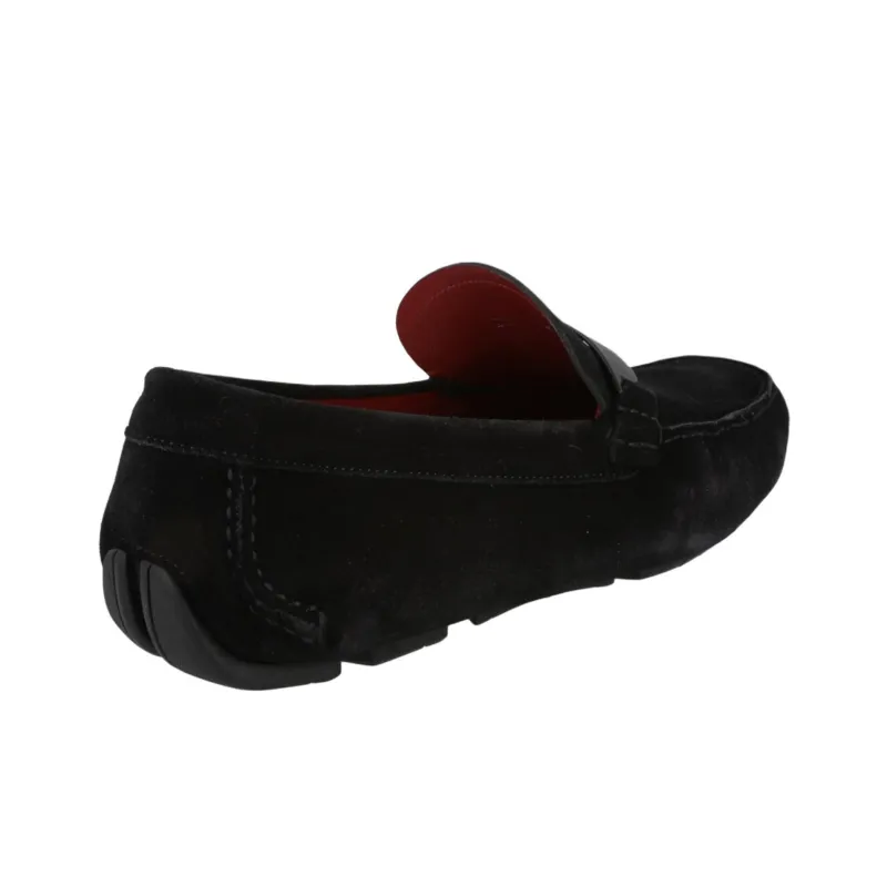 FERRAGAMO Evolo Loafers Men's Black-3