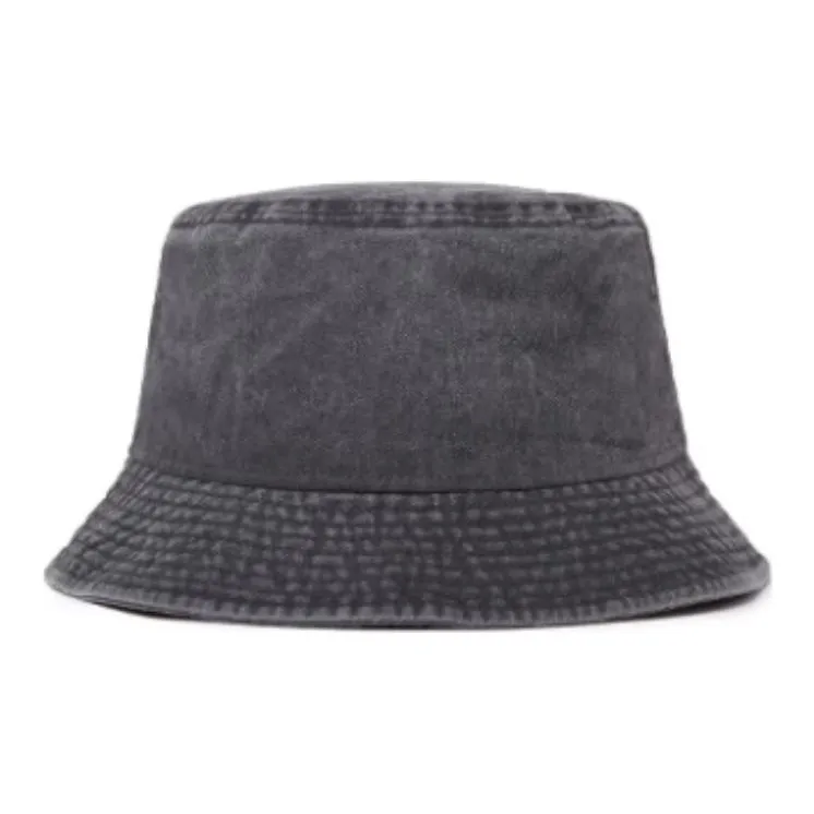New Era Cotton Bucket Hats Unisex Black-2