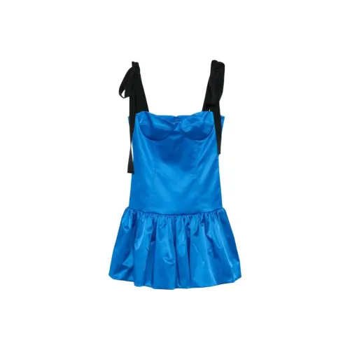 Anna October Slip Dresses Women's Blue