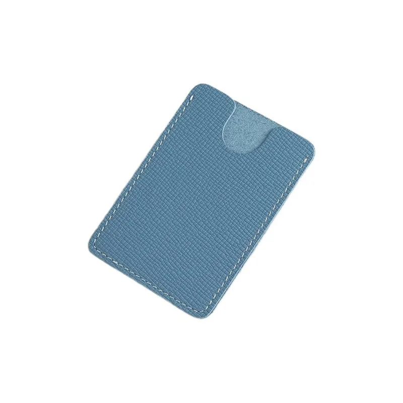 OUZIHUANG Top Grain Cow Leather Card Holder Mini Unisex Multicolor-3