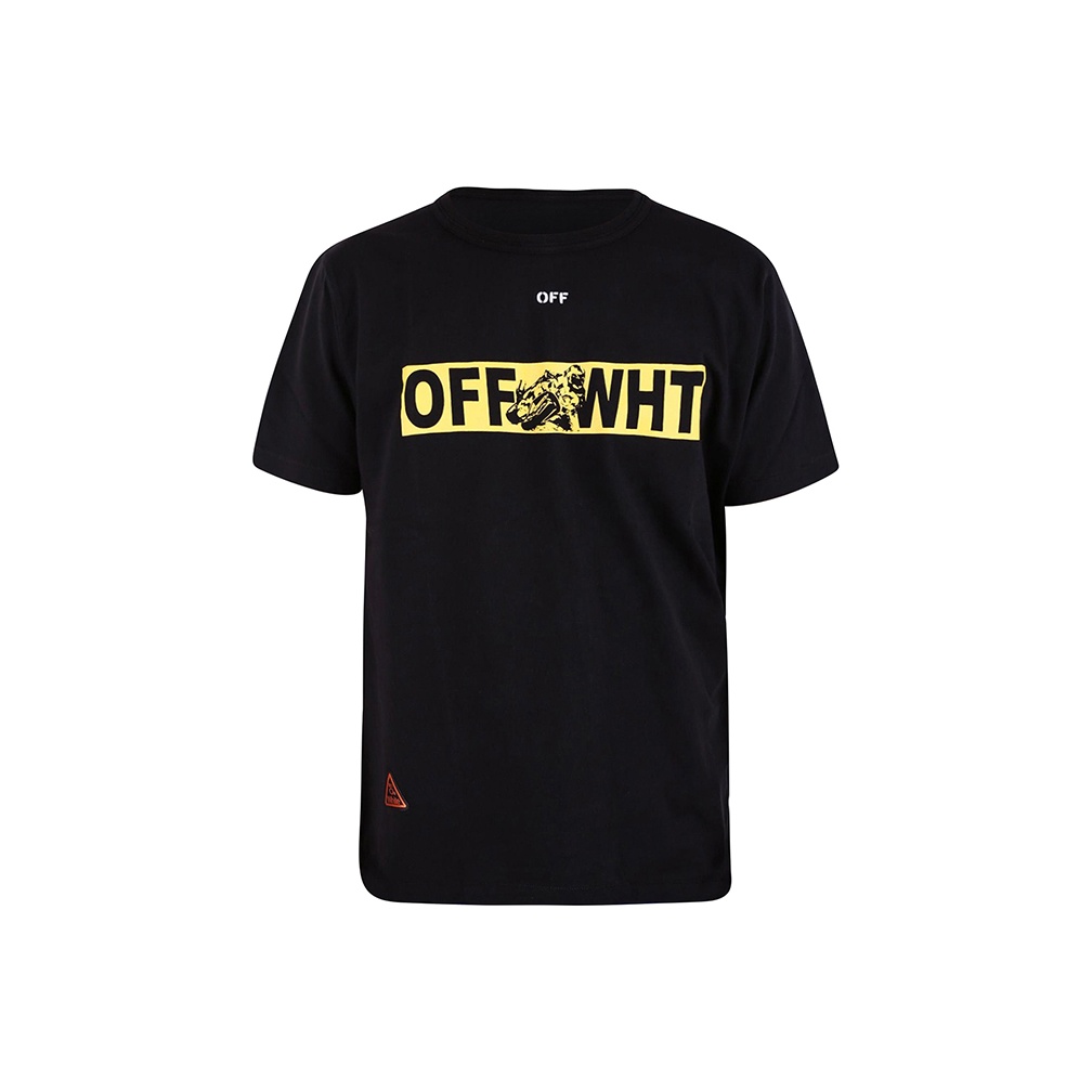 即完売モデル】オフホワイト マーカー クロスアロー Tシャツ 黒