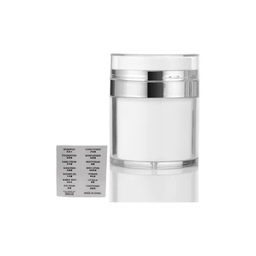 JINGLINGLONG Vacuum Push Button Dosing Bottle Travel Portable Cosmetics Lotion Dosing Box 15ML