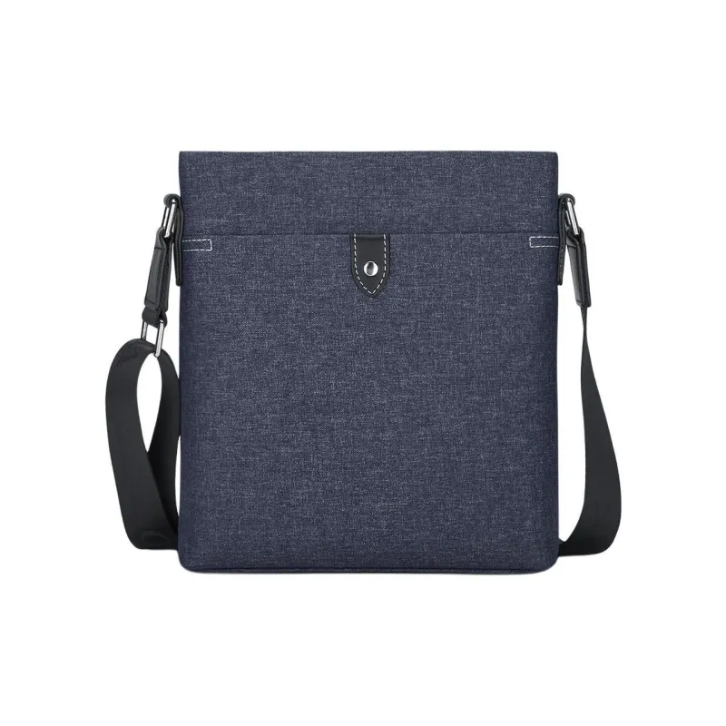 WilliamPOLO Fabric Crossbody Bag Shoulder Bag Regular Men's Black Gray Blue-6