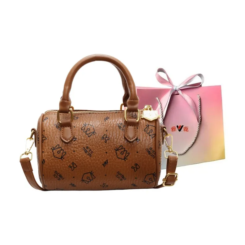 Yalu PU Shoulder Bag, Crossbody Bag, Handbag Women's Black/Khaki/Brown/Pink-12