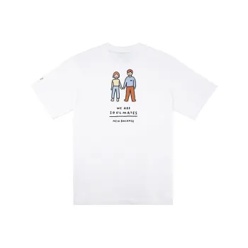 New Balance x ZERO PER ZERO Drop Shoulder Sleeve T Shirt Men's White
